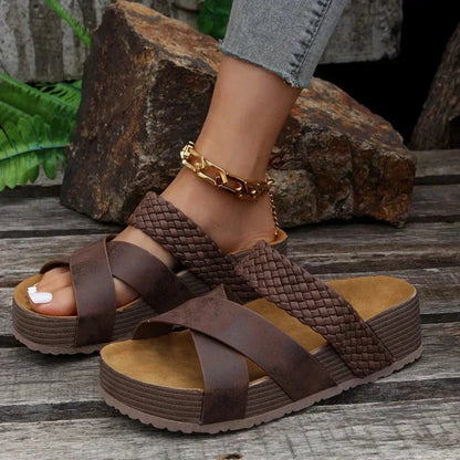 Sandalias ortopédicas de confort todo el día para mujer, bienestar y estilo durable – Elara