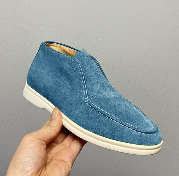 OLD MONEY - Mocasines de lujo en ante para hombre