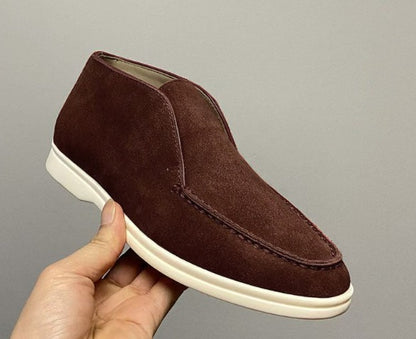 OLD MONEY - Mocasines de lujo en ante para hombre