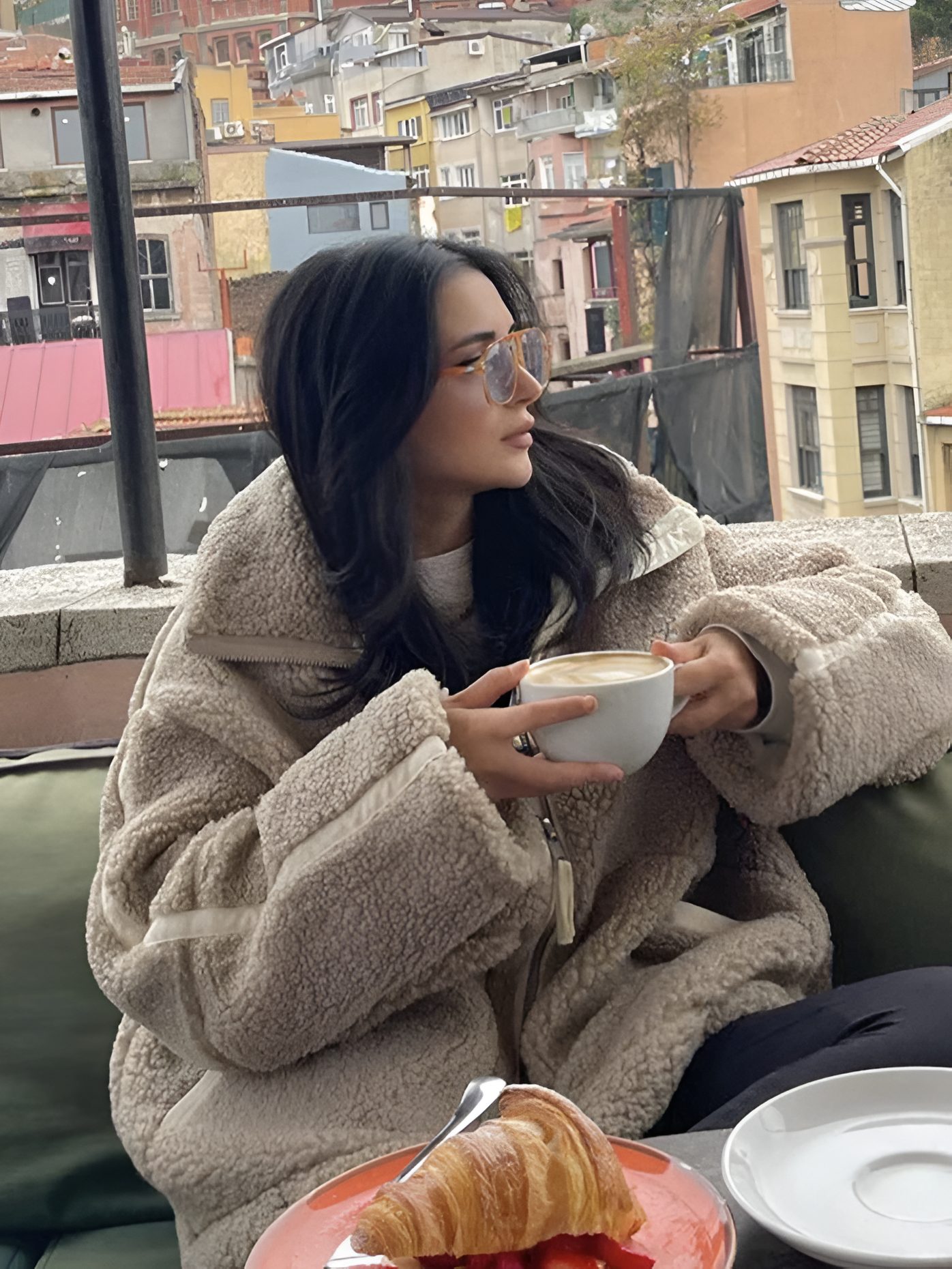 KAREL - Chaqueta de forro polar con cremallera y bolsillos delanteros para hombre