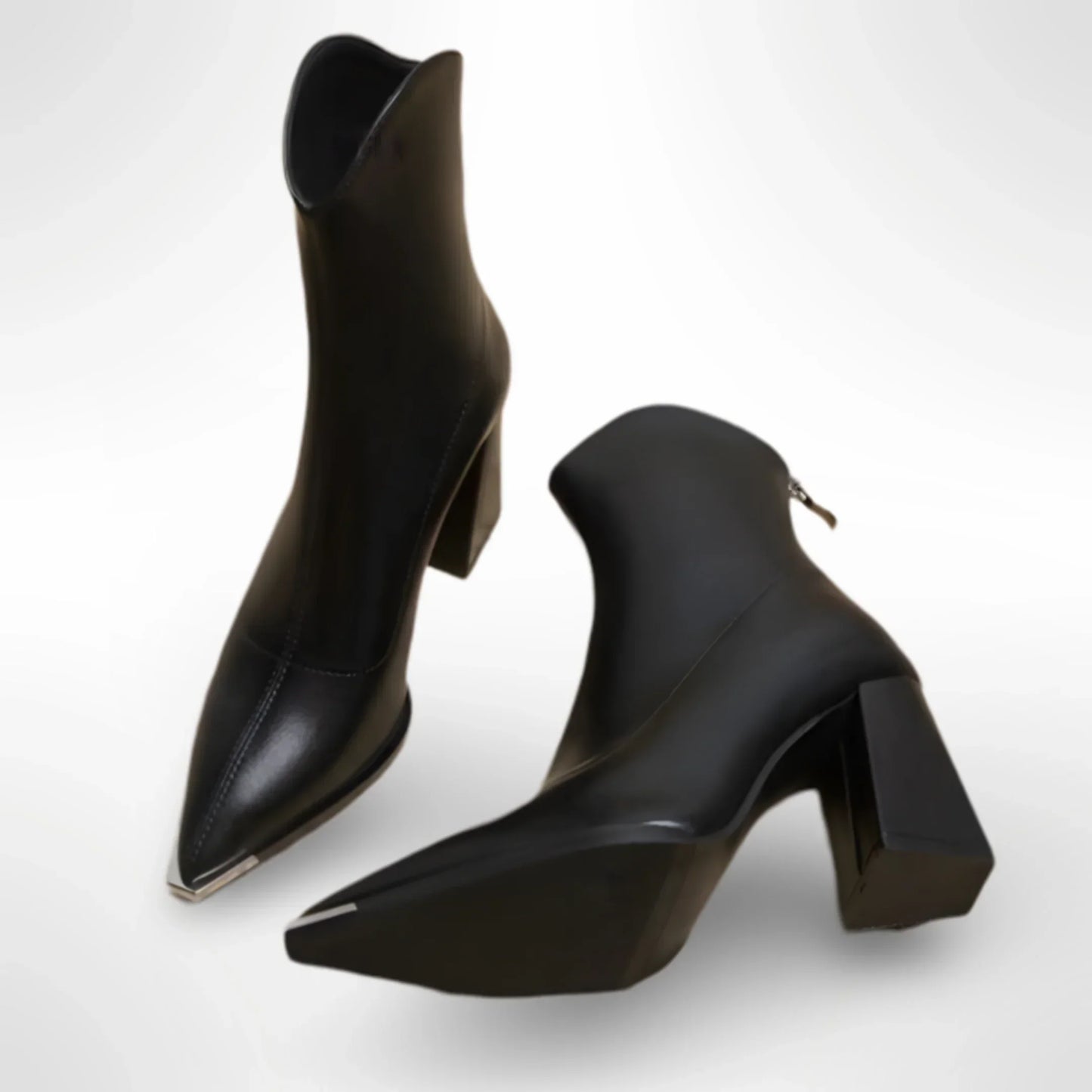 Botines Chelsea con punta metálica para mujer – MARISE