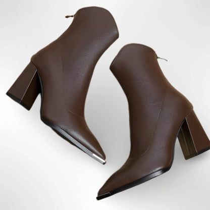 Botines Chelsea con punta metálica para mujer – MARISE