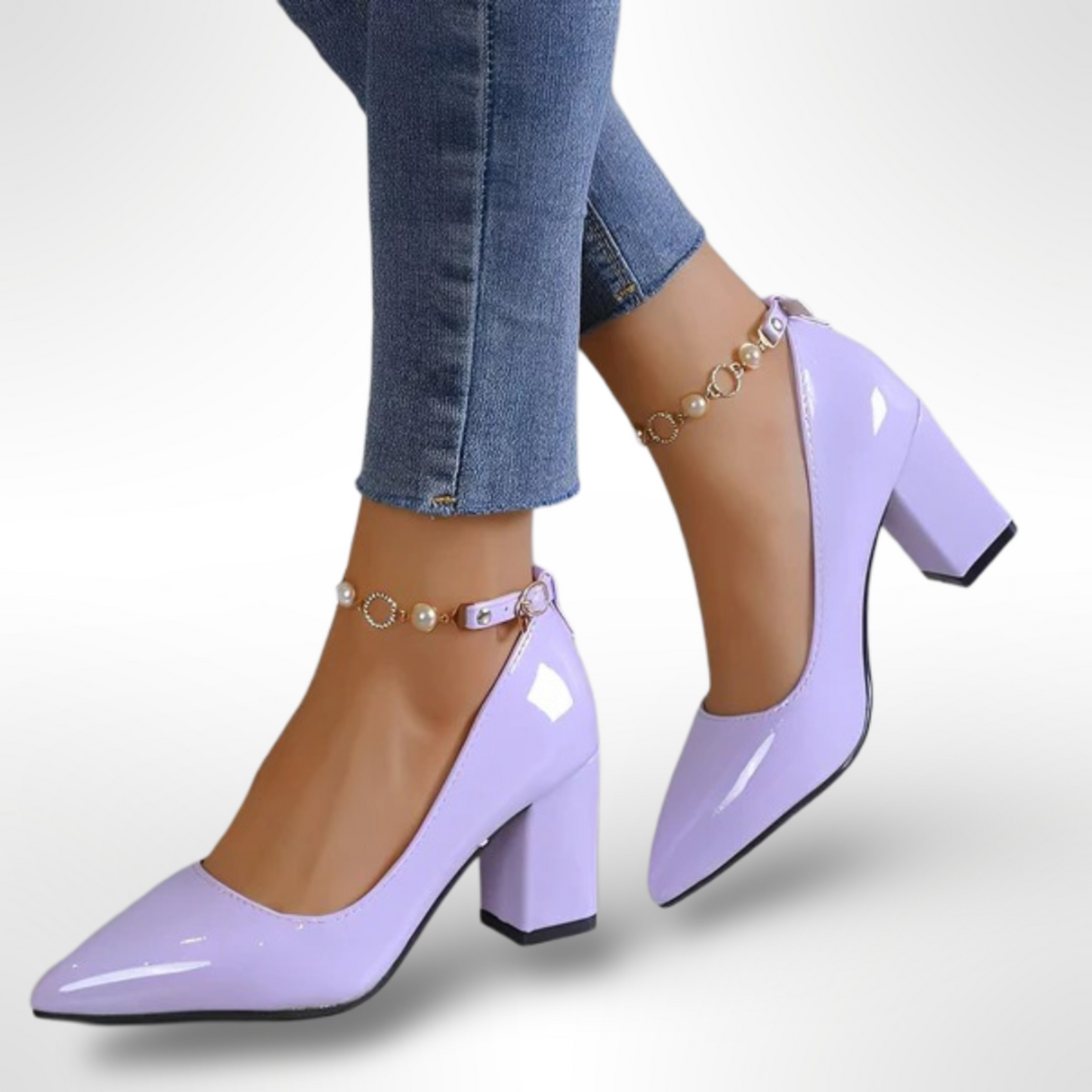 Zapatos de tacón grueso cómodos para mujer – BELMIRA