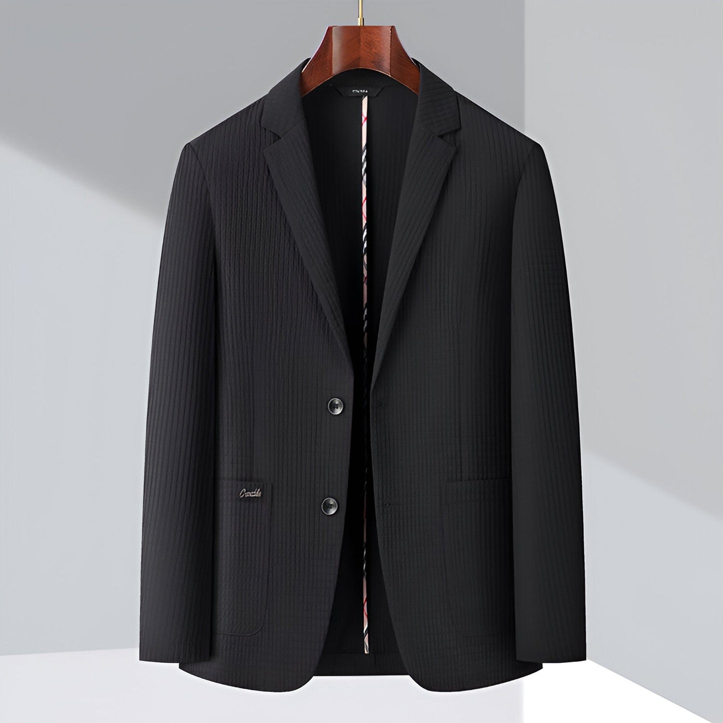 Blazer estructurada slim fit para hombre – MCKAY