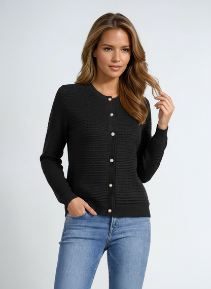 WENARA – Cárdigan de mujer con botones y diseño relajado