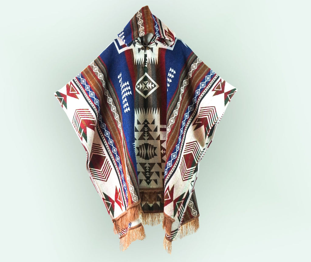 Poncho de Alpaca Artesanal – YAWAR - Nina Toledo