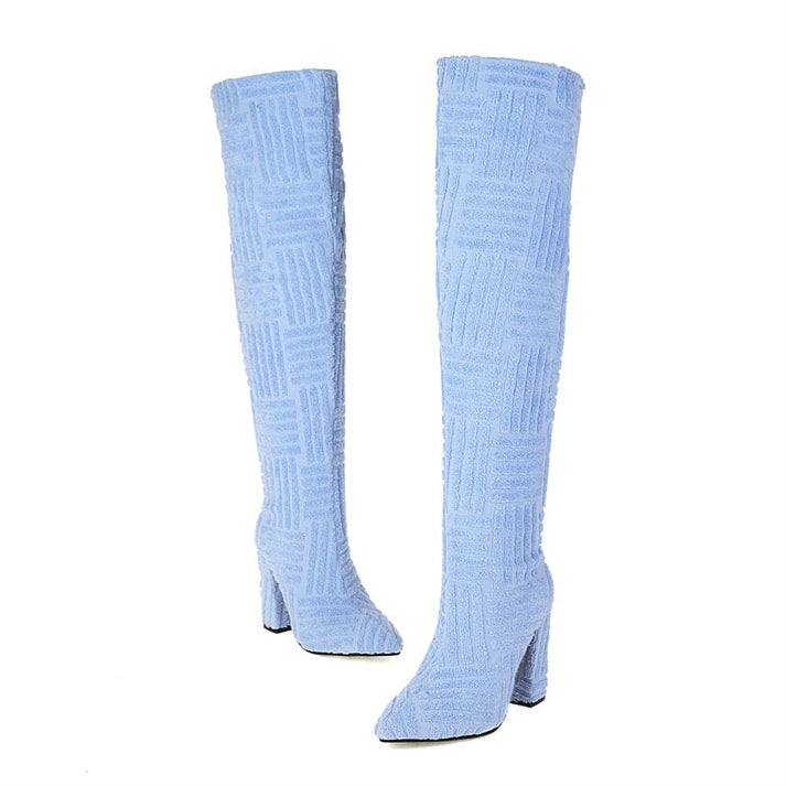 LUCREZIA – Botas altas para mujer con patrón texturizado