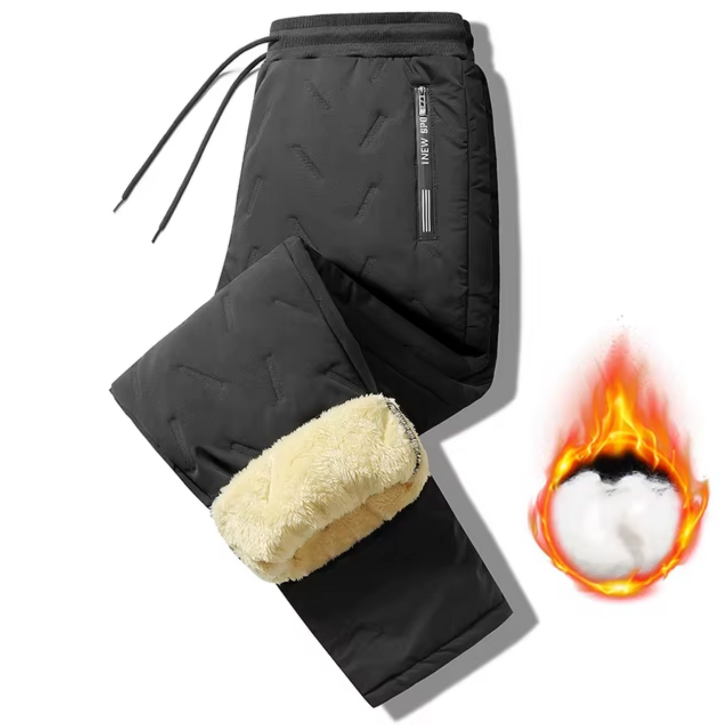 ELSA - Pantalón con forro de lana polar para mujer