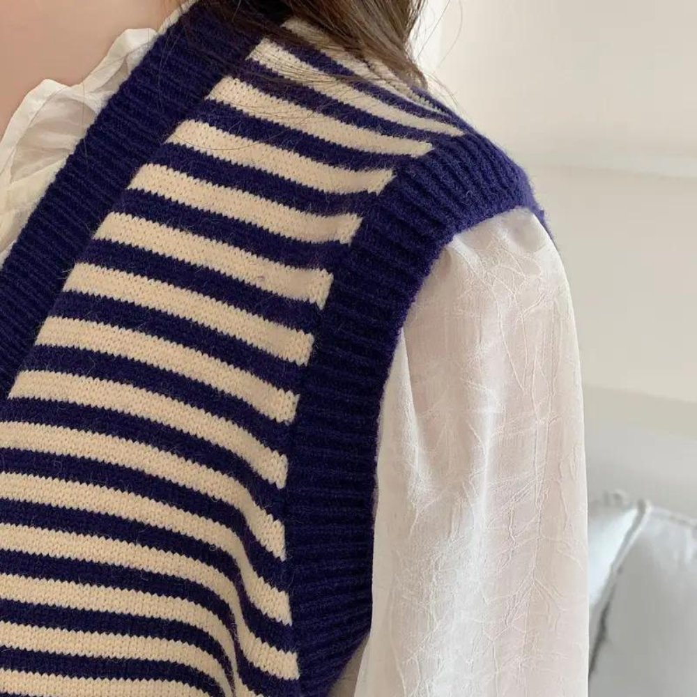 ELISA - Cárdigan de punto para mujer con bolsillo