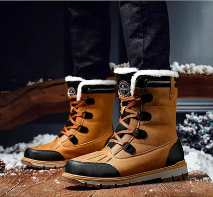 Botas de invierno para hombre con forro cálido y suela antideslizante – ALPENOR