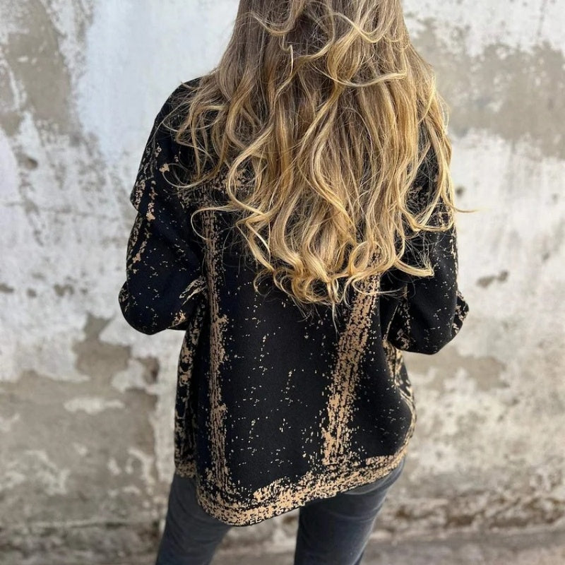 Blazer oversize de textura suave para mujer – LUNARIA