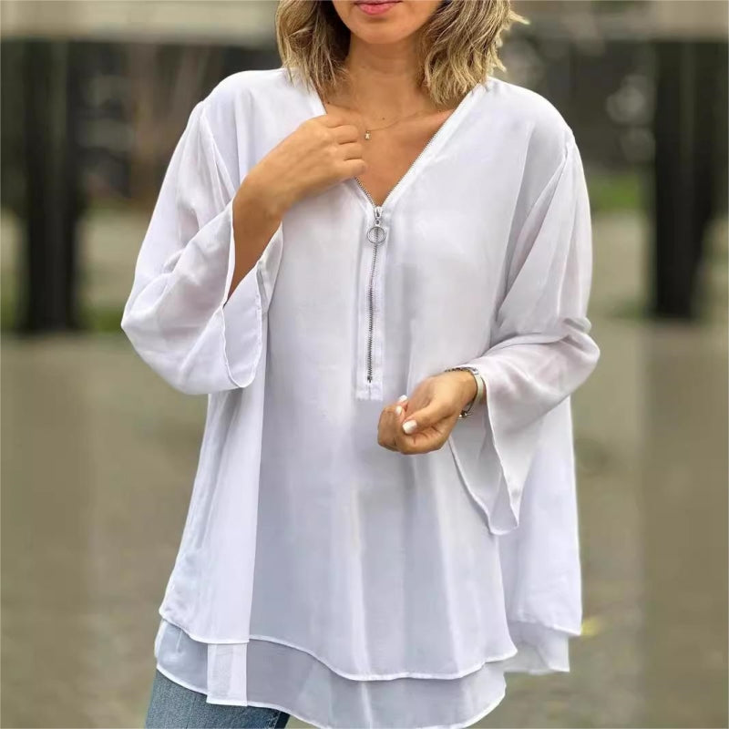 Blusa ligera de verano para mujer con estilo relajado – LIEVA