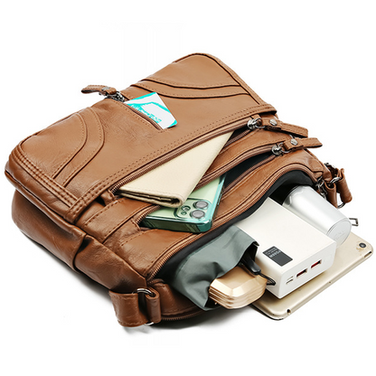 Bolso bandolera de mujer con bolsillos y cremallera – SADIE