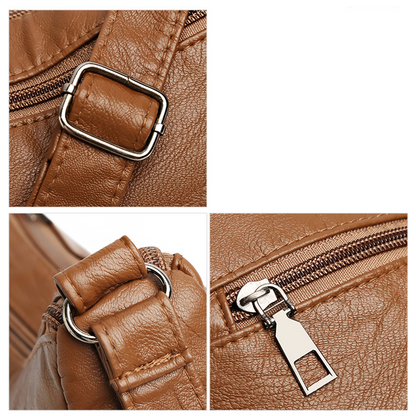 Bolso bandolera de mujer con bolsillos y cremallera – SADIE