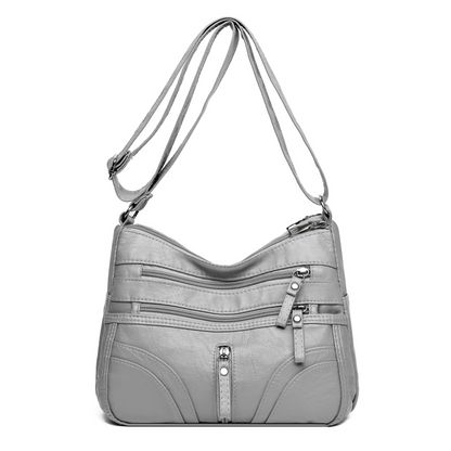 Bolso bandolera de mujer con bolsillos y cremallera – SADIE