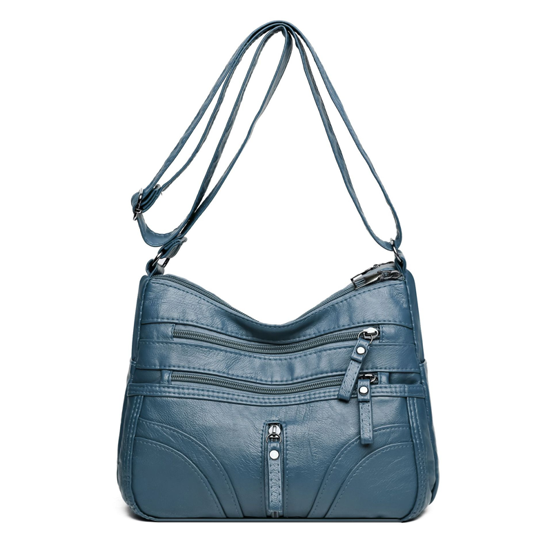Bolso bandolera de mujer con bolsillos y cremallera – SADIE