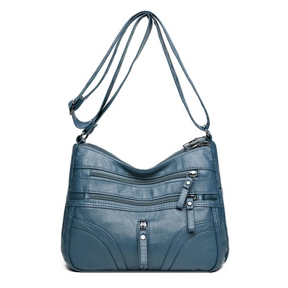 Bolso bandolera de mujer con bolsillos y cremallera – SADIE