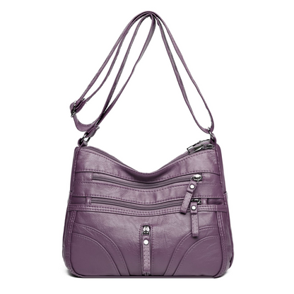 Bolso bandolera de mujer con bolsillos y cremallera – SADIE