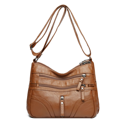 Bolso bandolera de mujer con bolsillos y cremallera – SADIE