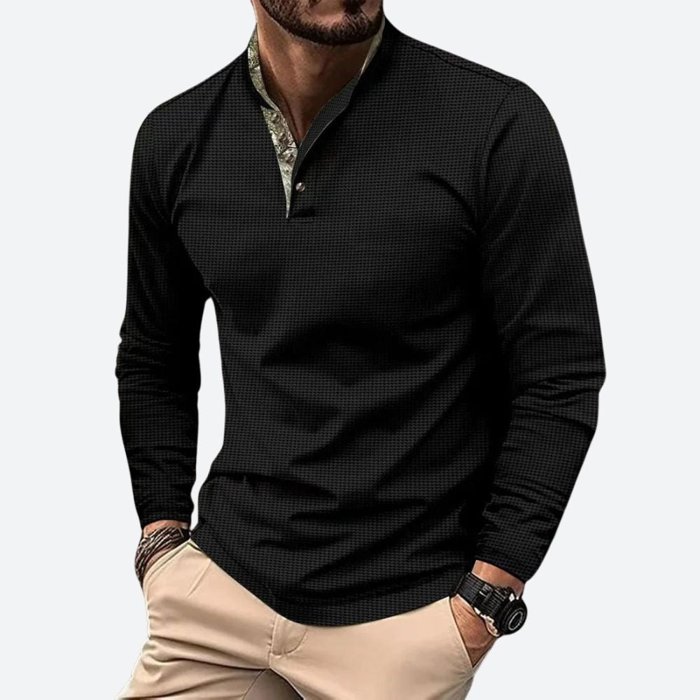 ELÍAS – Camisa de hombre semi entallada con mangas largas