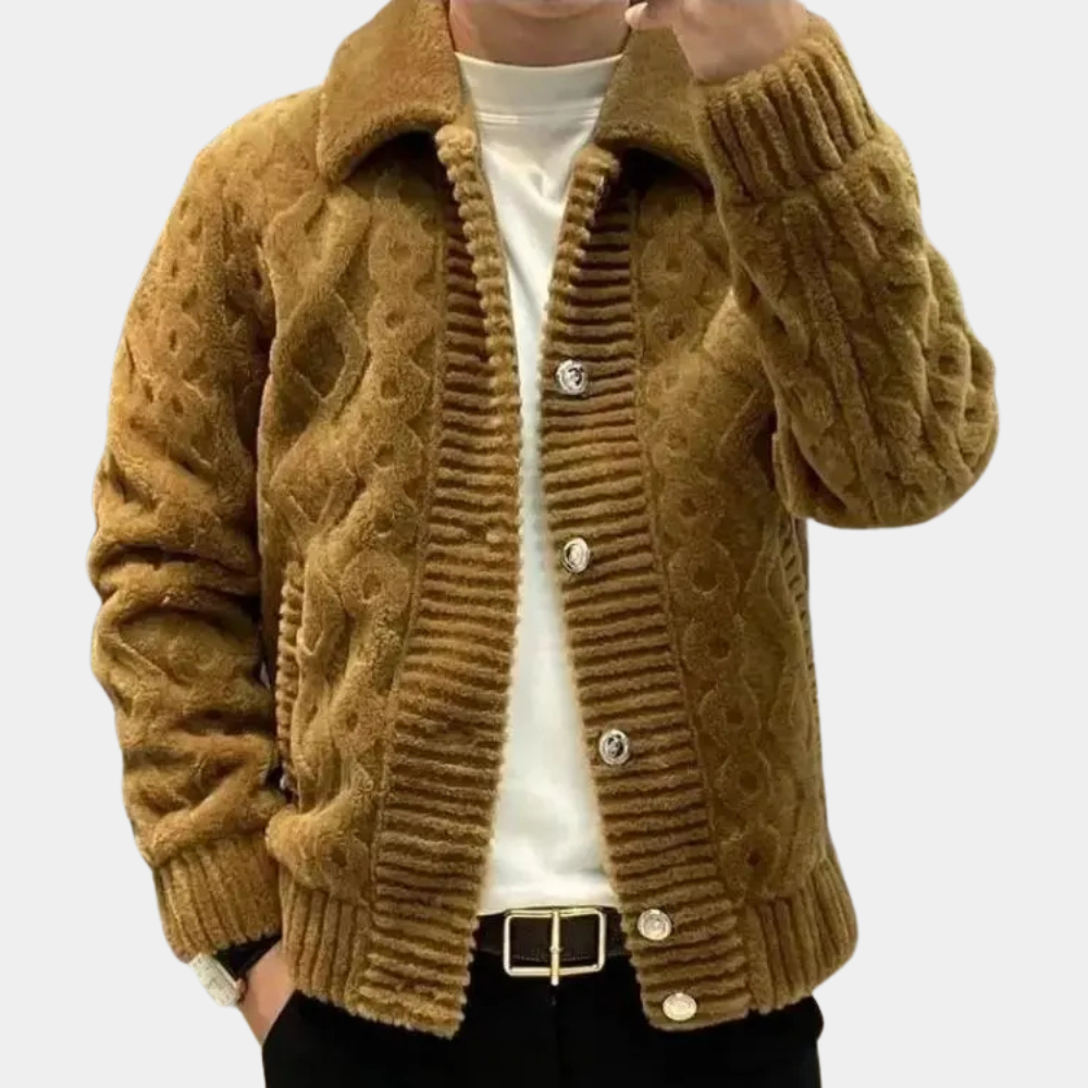 HUGO - Cárdigan grueso y cómodo para hombre