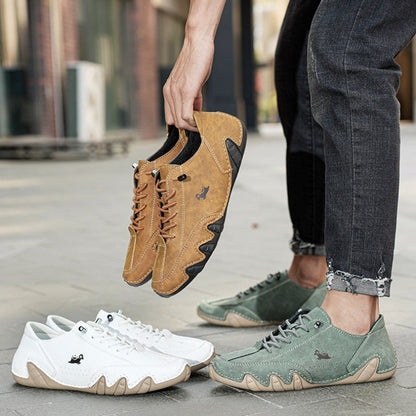 Zapatillas barefoot de piel unisex con suela flexible y gran agarre – PRIMALPATH