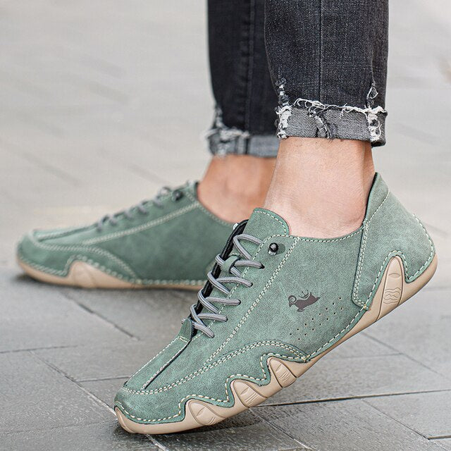 Zapatillas barefoot de piel unisex con suela flexible y gran agarre – PRIMALPATH