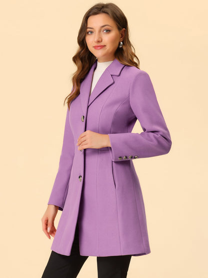 Abrigo largo de invierno para mujer con cierre de botones – ISABELÉA