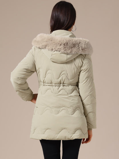 SARELIA – Abrigo acolchado de invierno para mujer con capucha