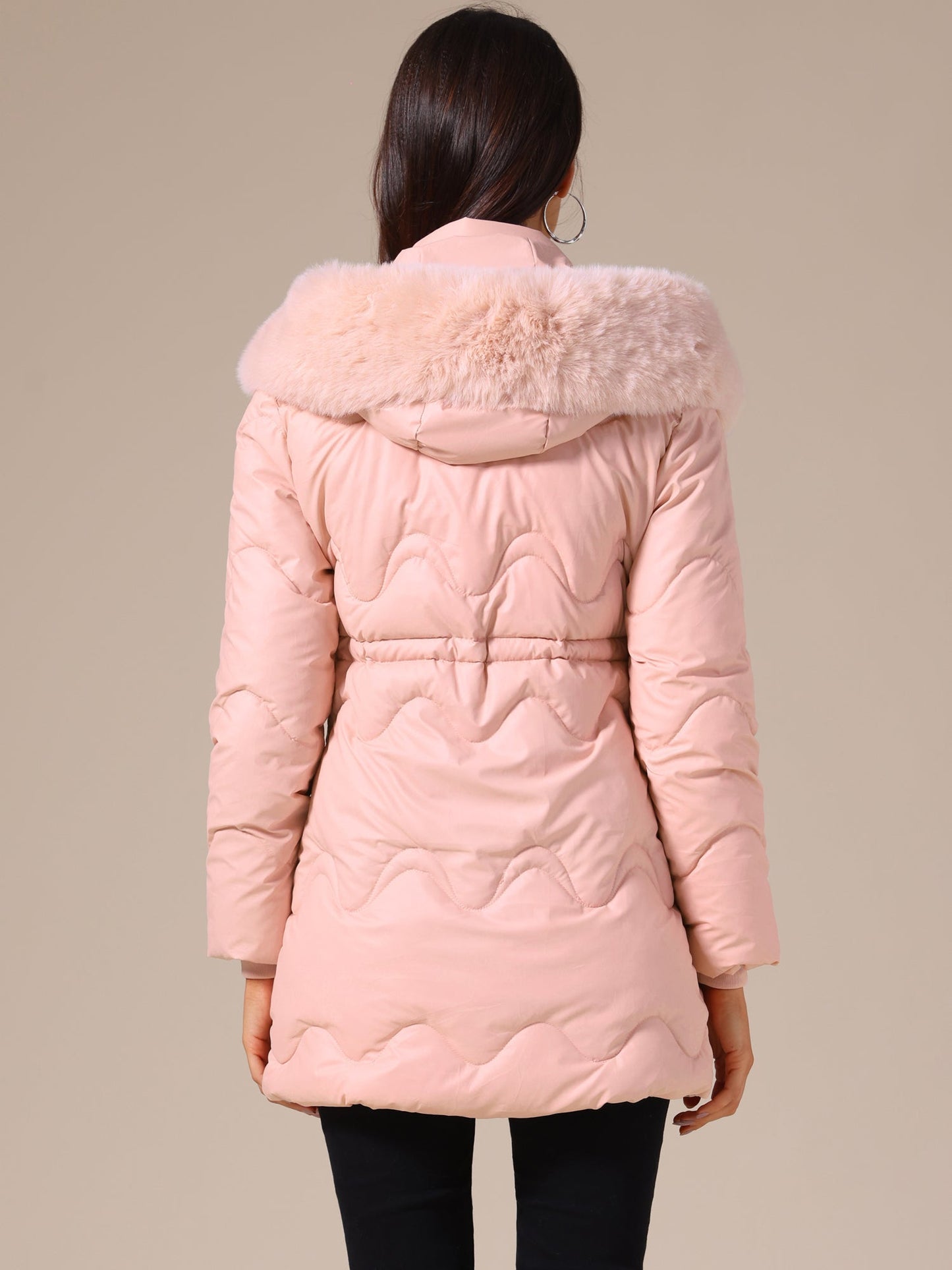 SARELIA – Abrigo acolchado de invierno para mujer con capucha