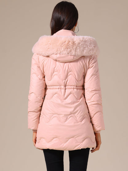 SARELIA – Abrigo acolchado de invierno para mujer con capucha