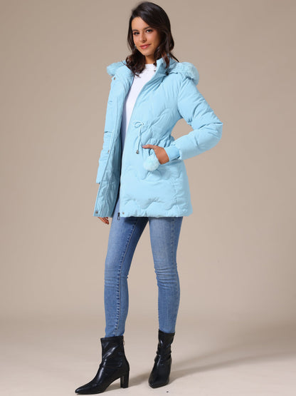 SARELIA – Abrigo acolchado de invierno para mujer con capucha