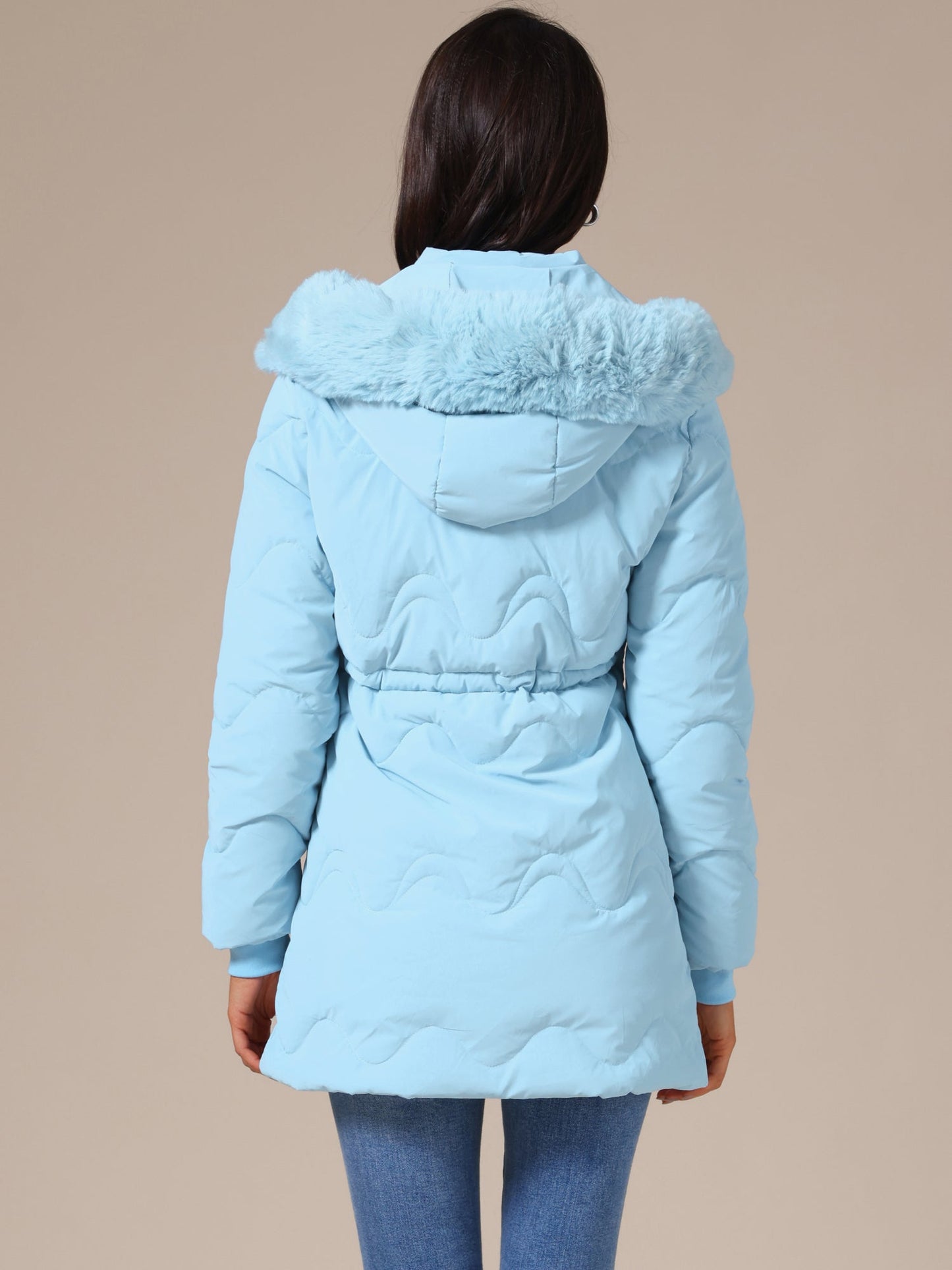 SARELIA – Abrigo acolchado de invierno para mujer con capucha