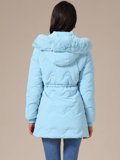 SARELIA – Abrigo acolchado de invierno para mujer con capucha