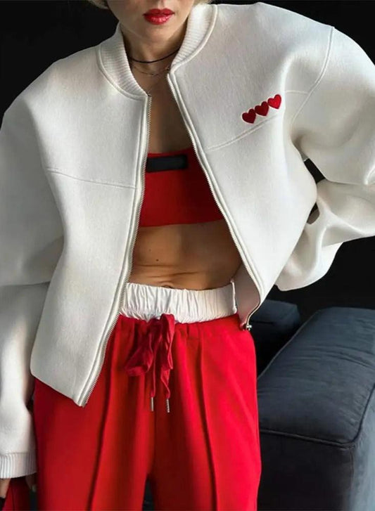 VALENCIA - Abrigo estampado chic oversize para mujer