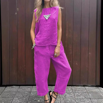 LEANDRA - Conjunto elegante de moda para mujer