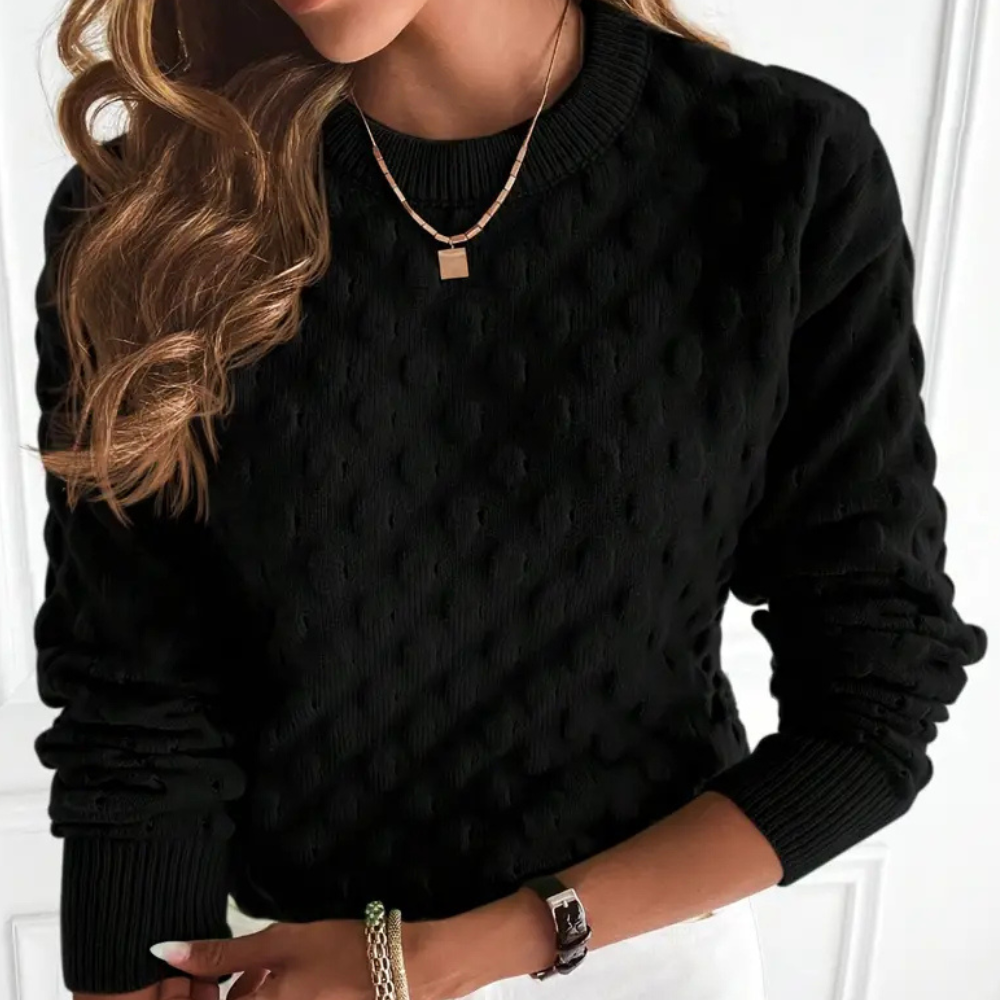 ELSA - Jersey de punto casual y cómodo para mujer