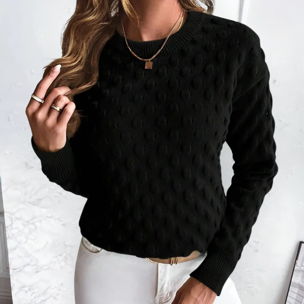 ELSA - Jersey de punto casual y cómodo para mujer