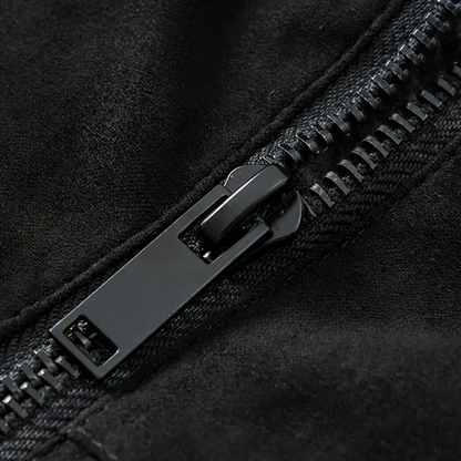 ÁLVARO - Chaqueta para hombre con forro de sherpa y cremallera